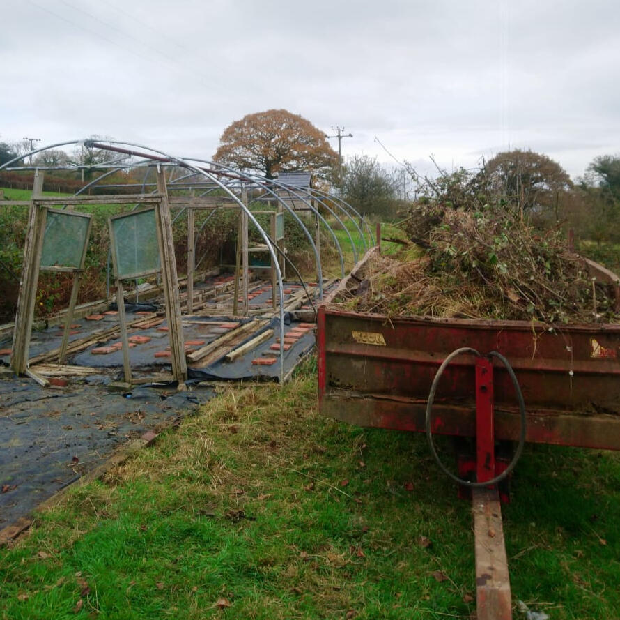 garden clearance - pinks home Garden clear-out in west wales by pinks home services